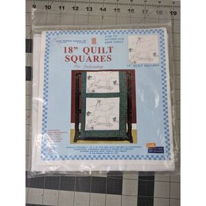 Jack Dempsey Needle Art 18 Inch Quilt Squares Deer Family